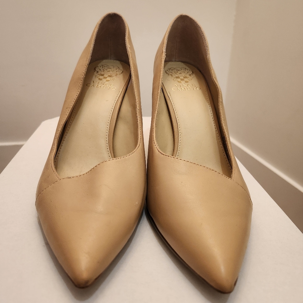 Vince Camuto Lionessa Asymmetric Nude Heel